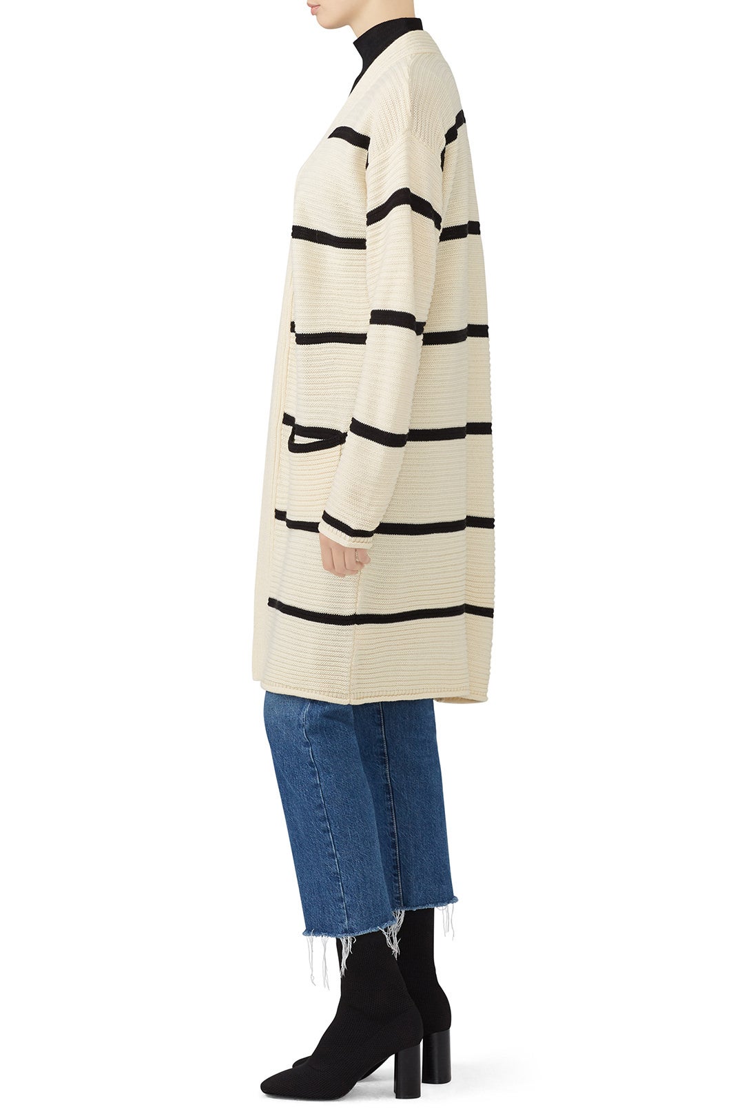 Lustre Stripe Cardigan by Shilla 1