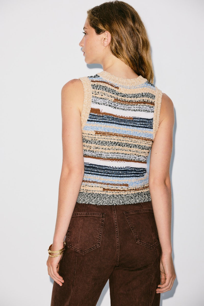 Cropped Jerrel Knit Tank by Veronica Beard - Photo 2