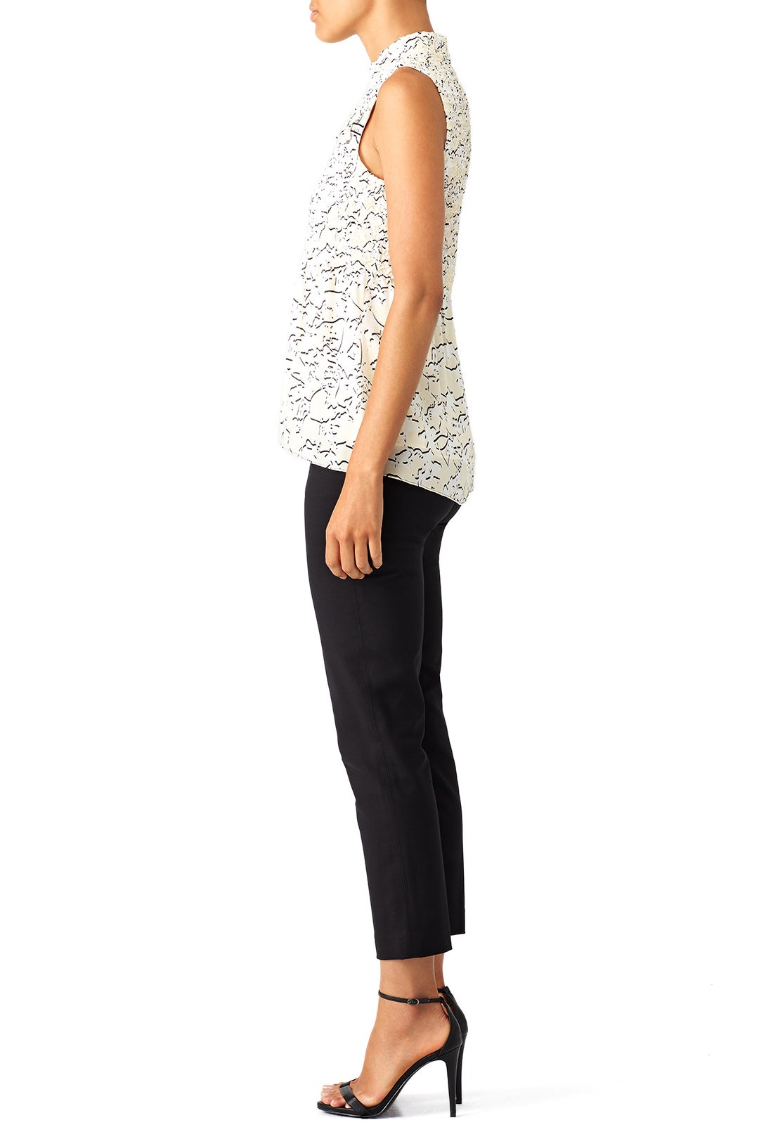 Printed Georgette Top by Proenza Schouler 1
