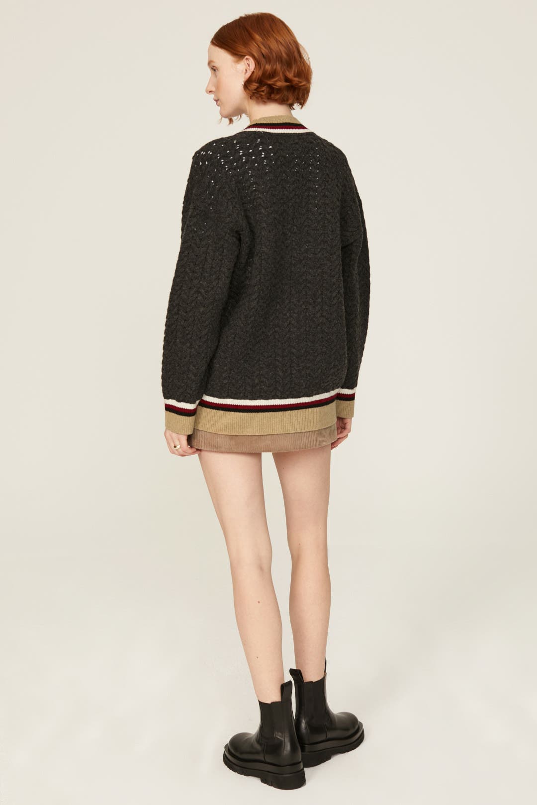 Monogram Cardigan by Sandro | Rent the Runway