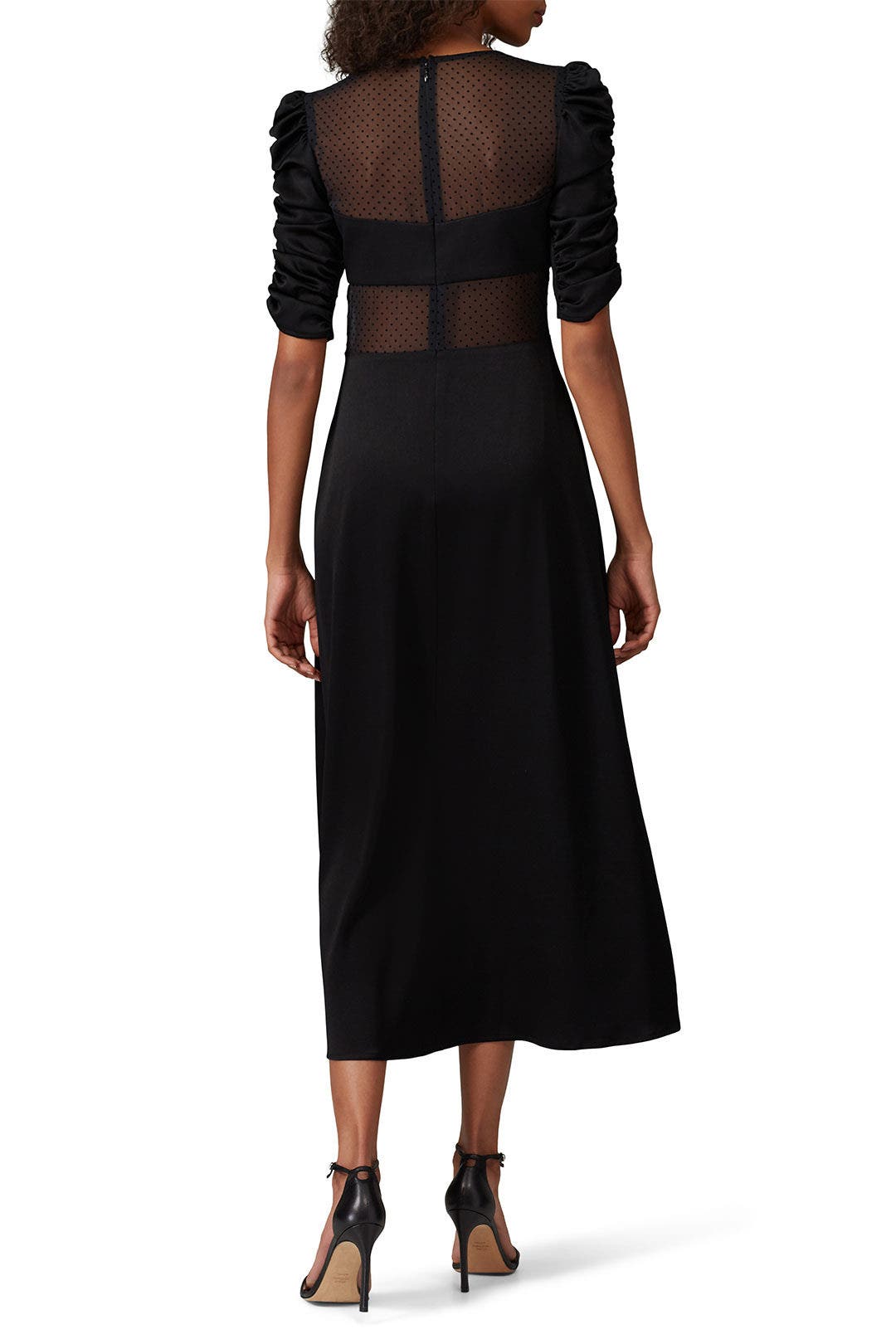 Joanna Satin Dress by Allen Schwartz 2