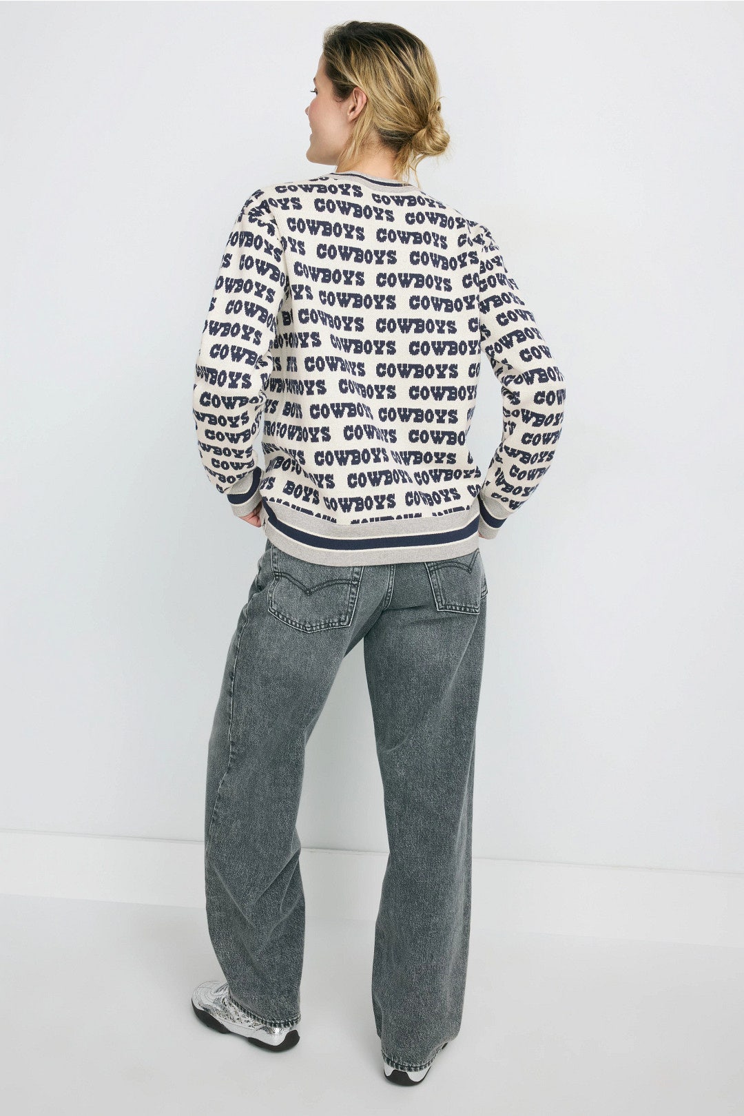 Dallas Cowboys Logo Sweater by Terez 2