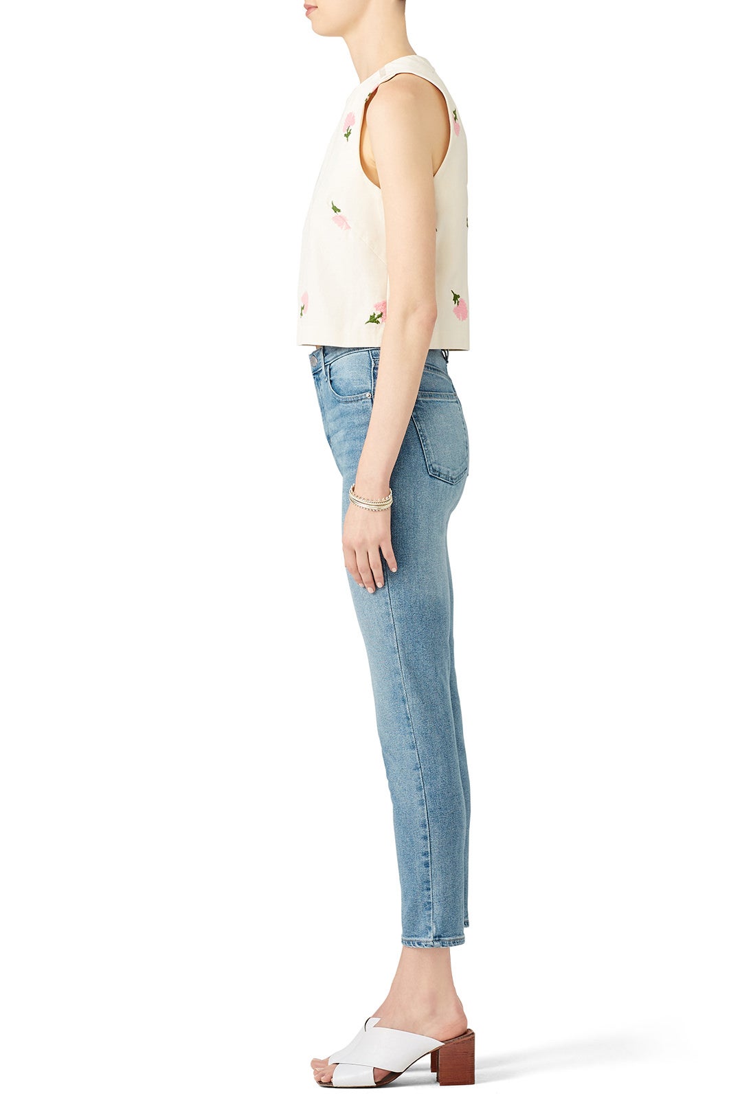 Embroidered Flowers Top by Tara Jarmon 2