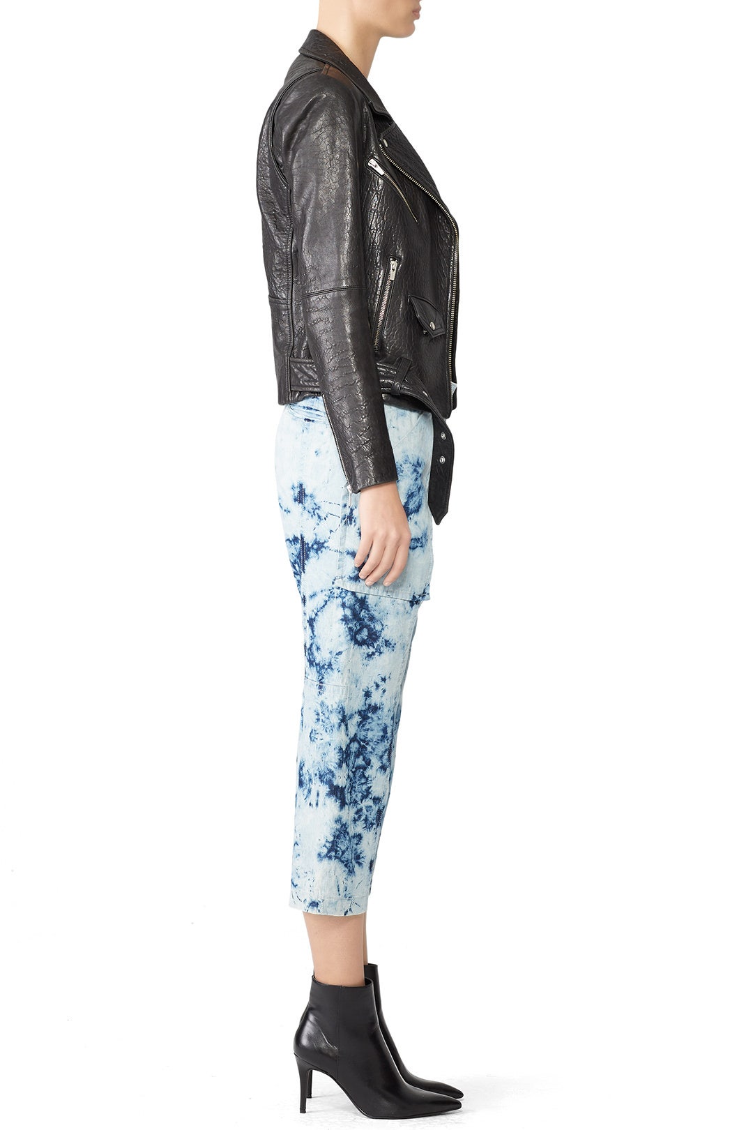 Relaxed Shibori Denim Pants by Victor Alfaro 1