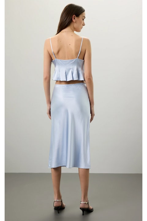 Healer Skirt in Silk Charmeuse