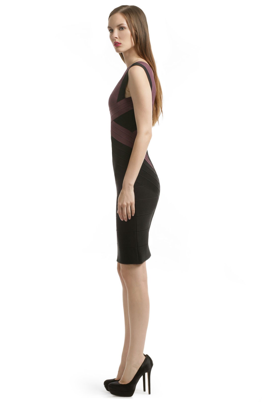 Contrast Entrapment Dress by Hervé Léger 1