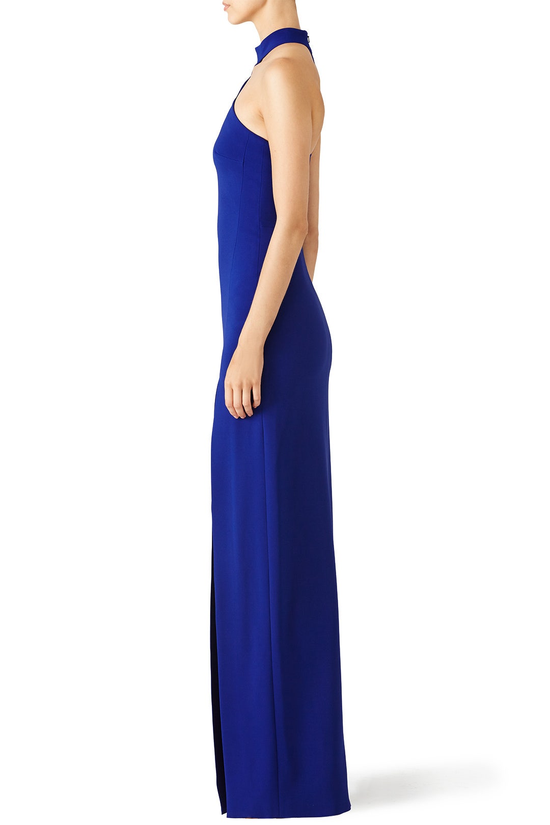 Blue Hourglass Halter Gown by David Koma 2
