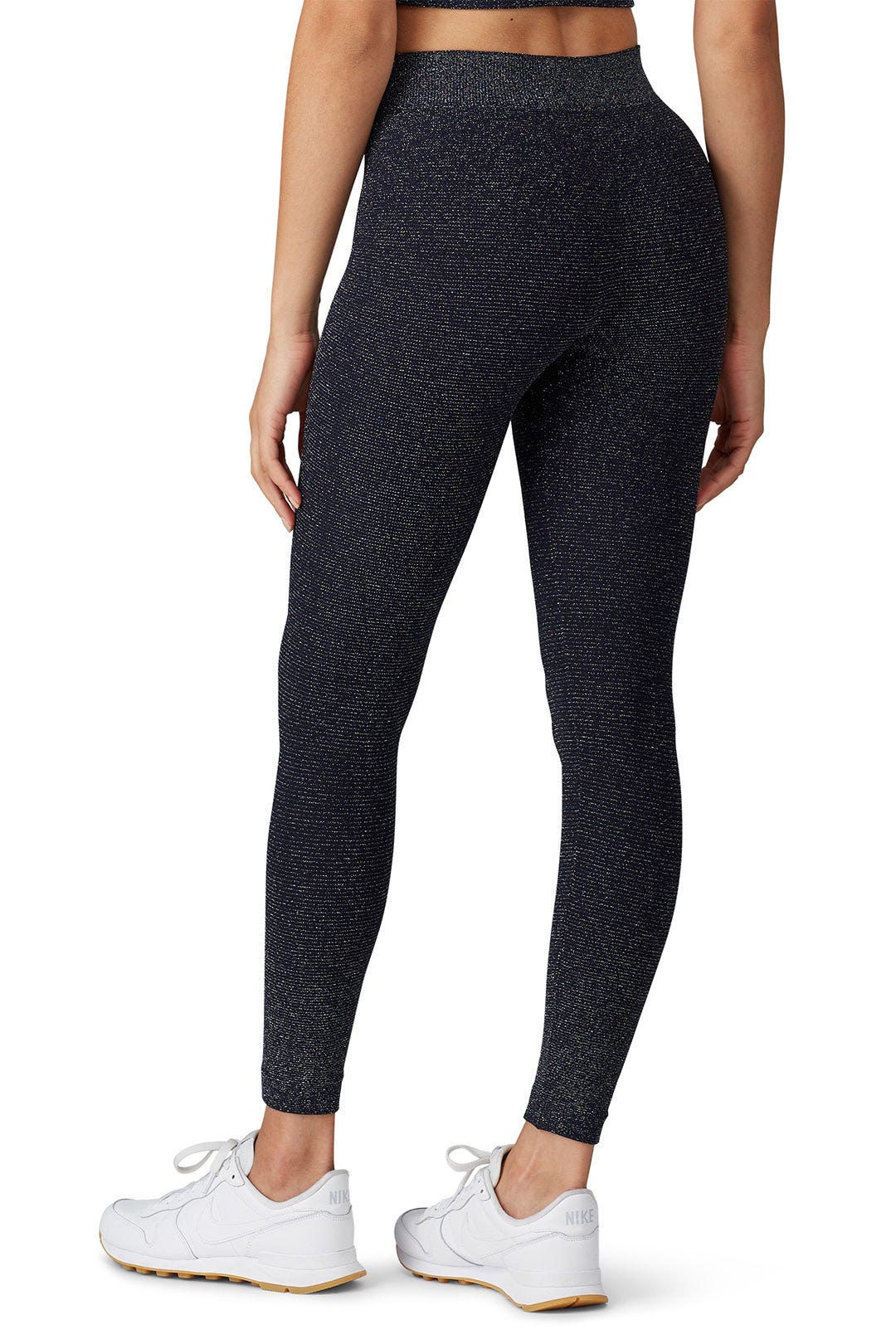 Navy Jane Glitter Leggings by Phat Buddha 2