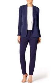 Navy Grinson Blazer by Theory