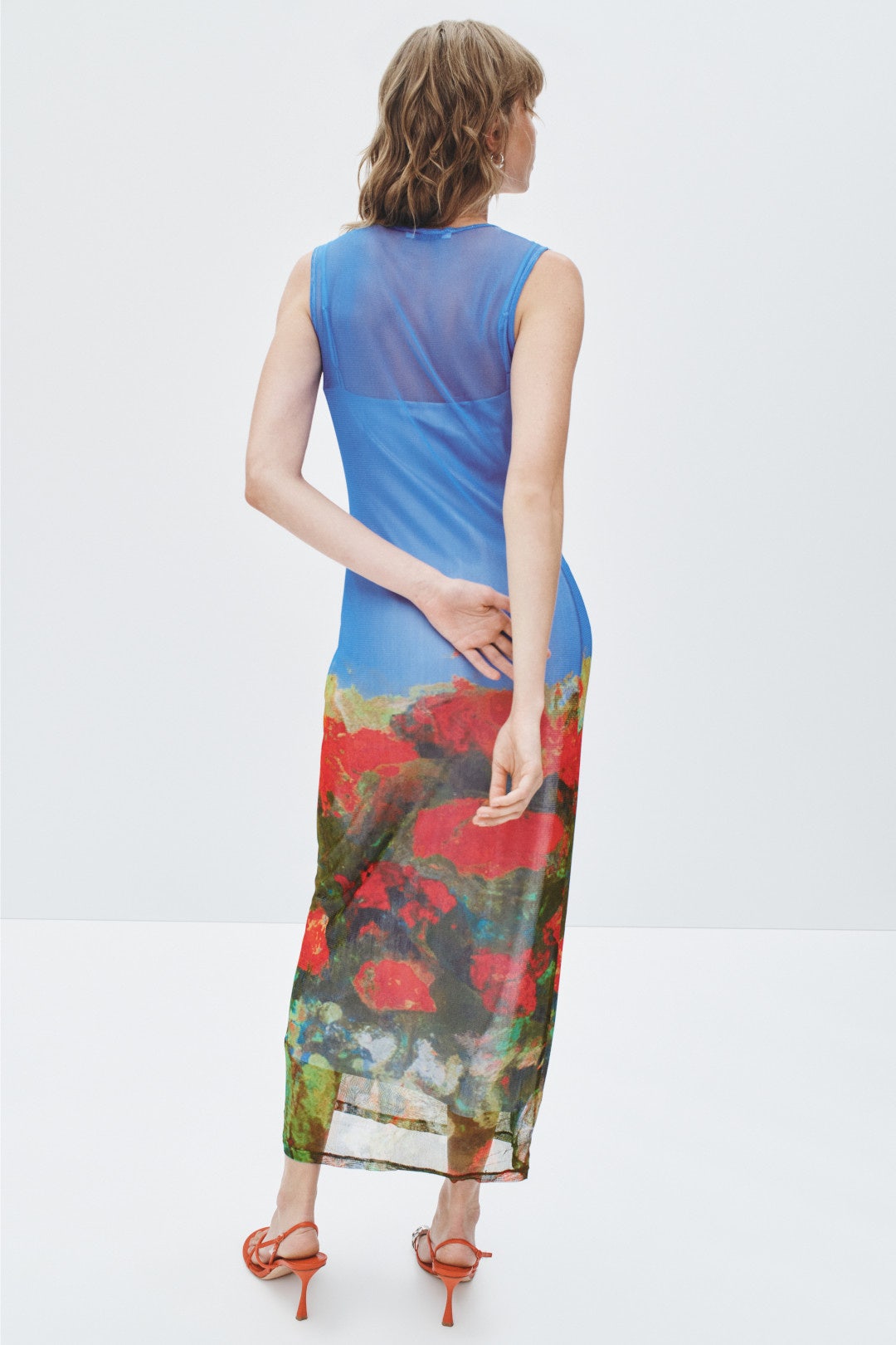Rose Field Mesh Maxi Dress by Wynn Hamlyn 2