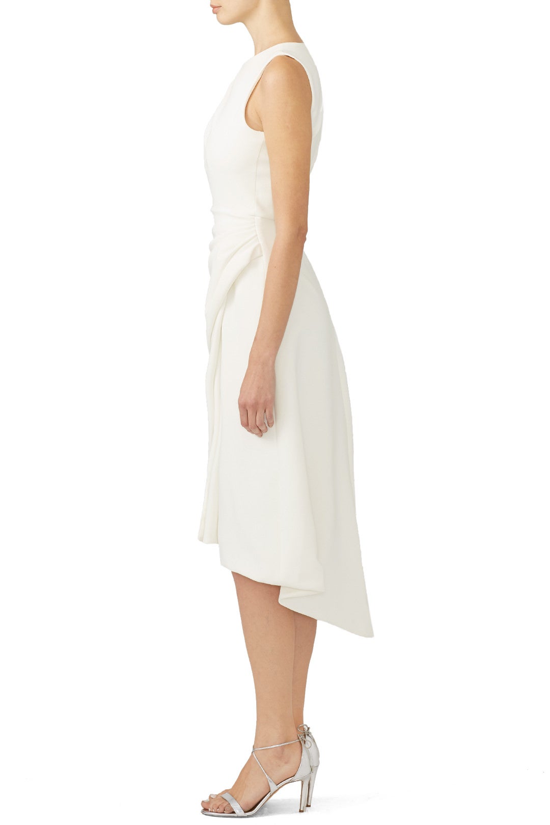 Ivory Draped Dress by Christian Siriano 2