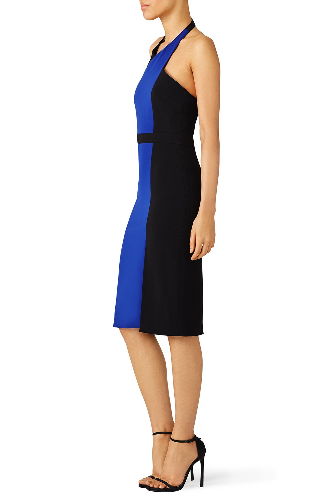 Cobalt Colorblock Sheath by Badgley Mischka 1