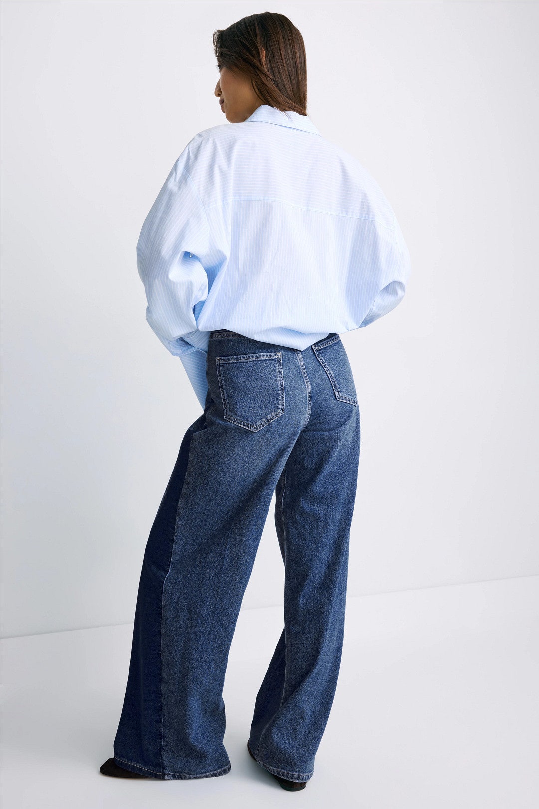 Two Tone Wide Leg Jeans by Rails 2