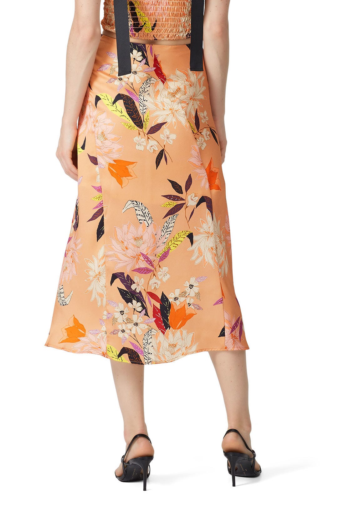 Floral Bias Skirt by krisa 1