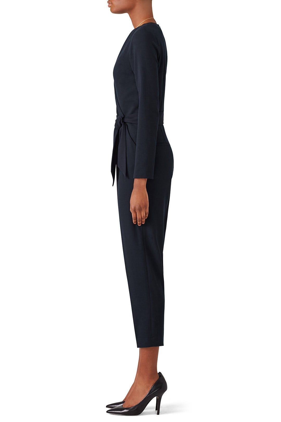 Navy Amanda Jumpsuit by Slate & Willow 1
