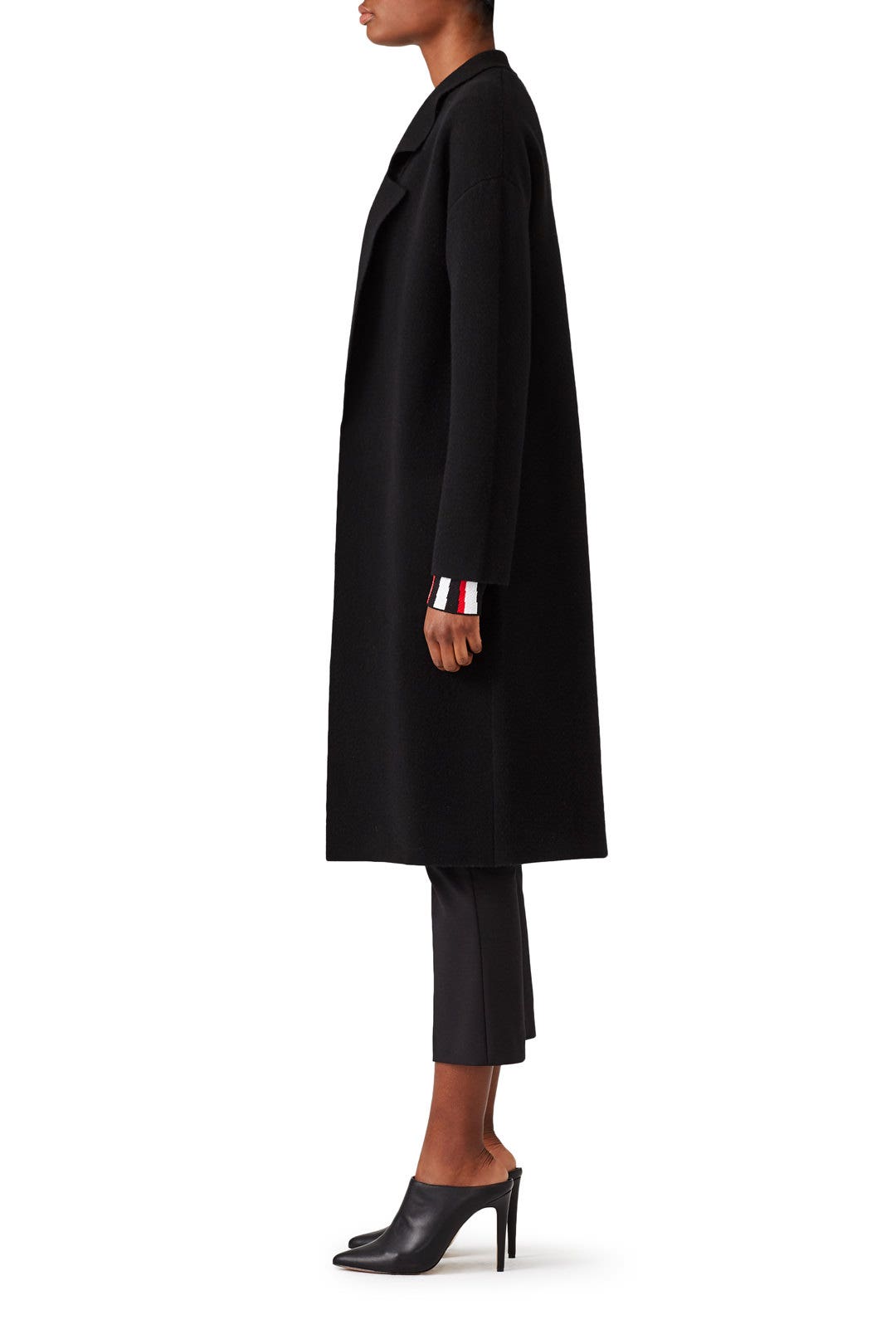 Black Long Coat by BROWN ALLAN 2