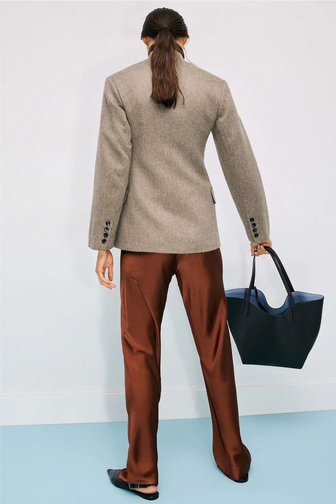 Sculptural Collarless Jacket by Co 2