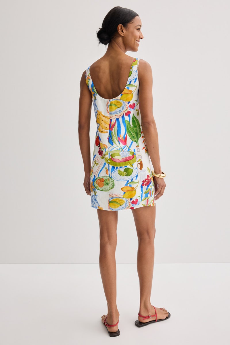 Fresh Table Off-white Mini Dress by FARM Rio - Photo 2