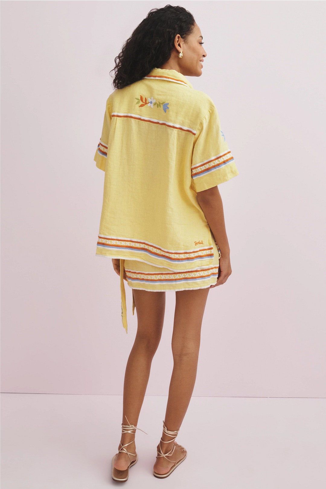 Yellow Darcy Shirt by Soleil Soleil 1