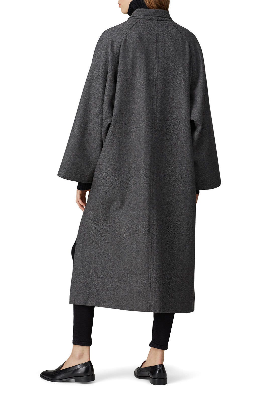 Herringbone Wool Coat by Tome 2