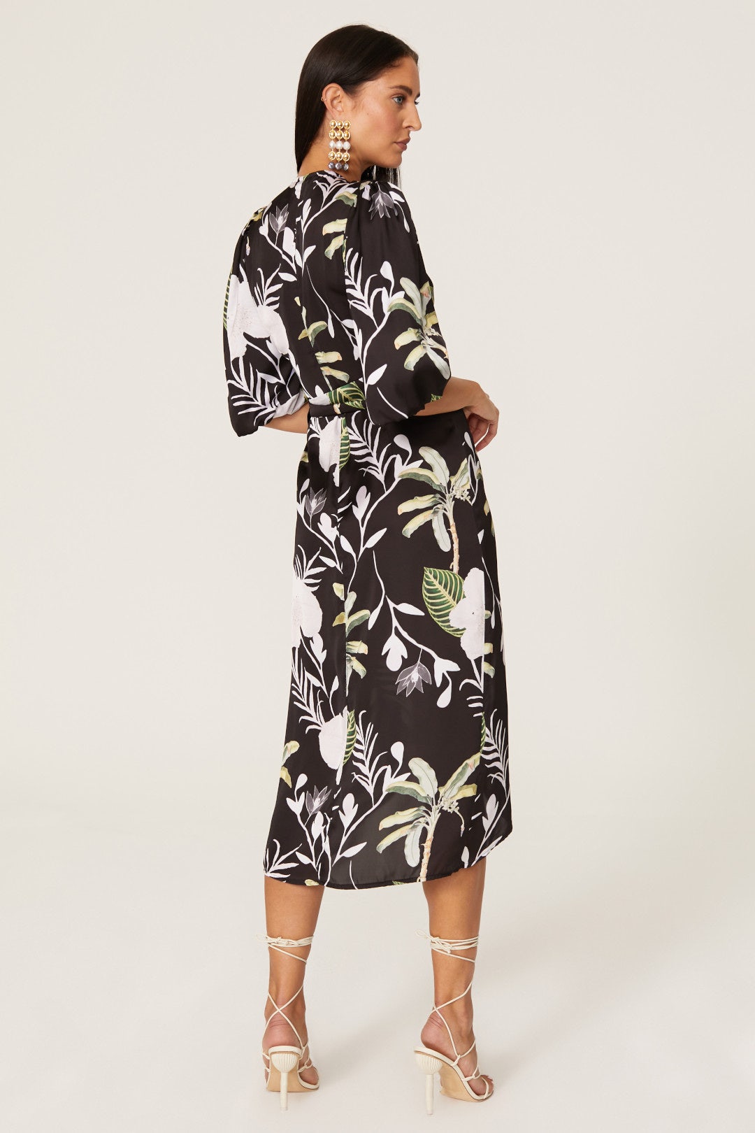 Floral Wrap Around Dress by LoboRosa 2