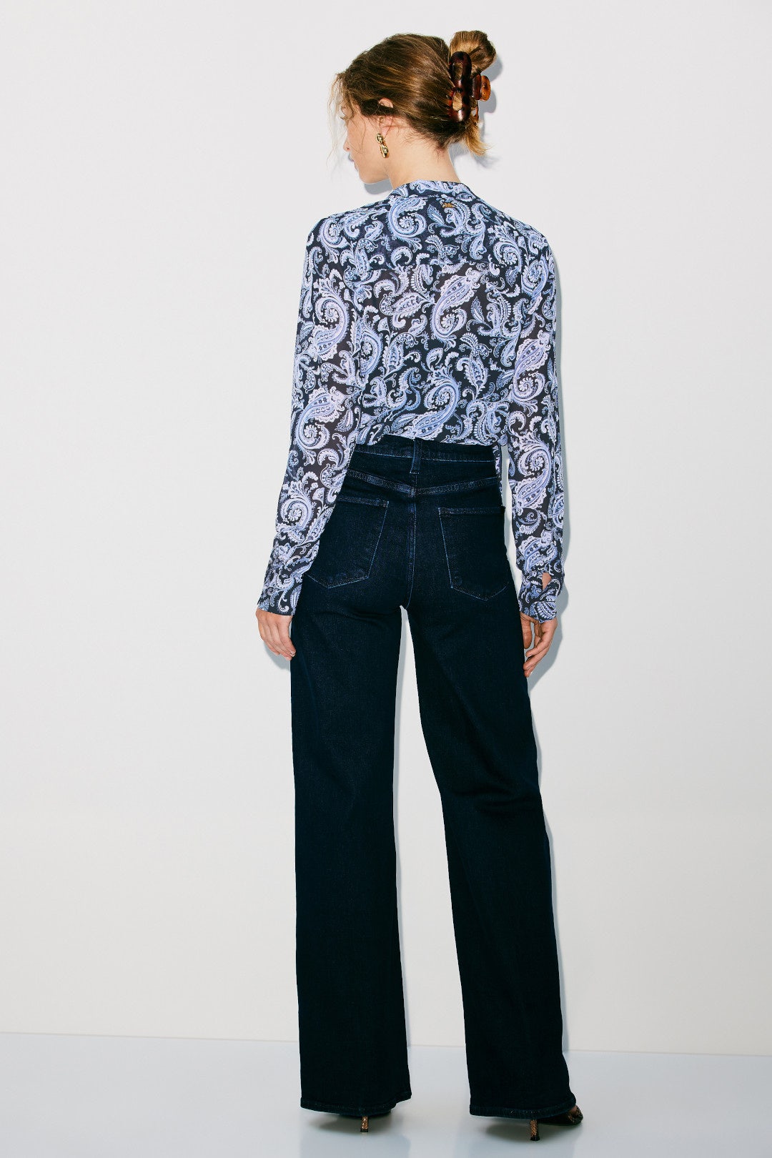 Paisley Bow Blouse