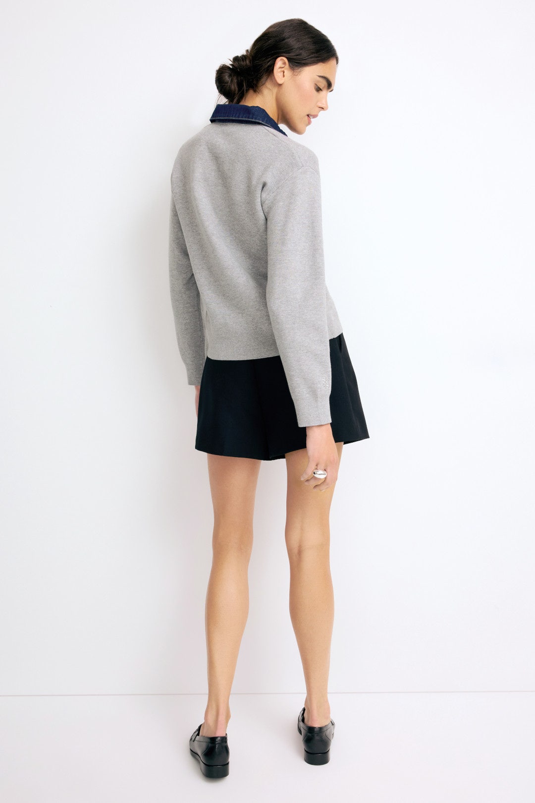 Damien Grey Polo Pullover