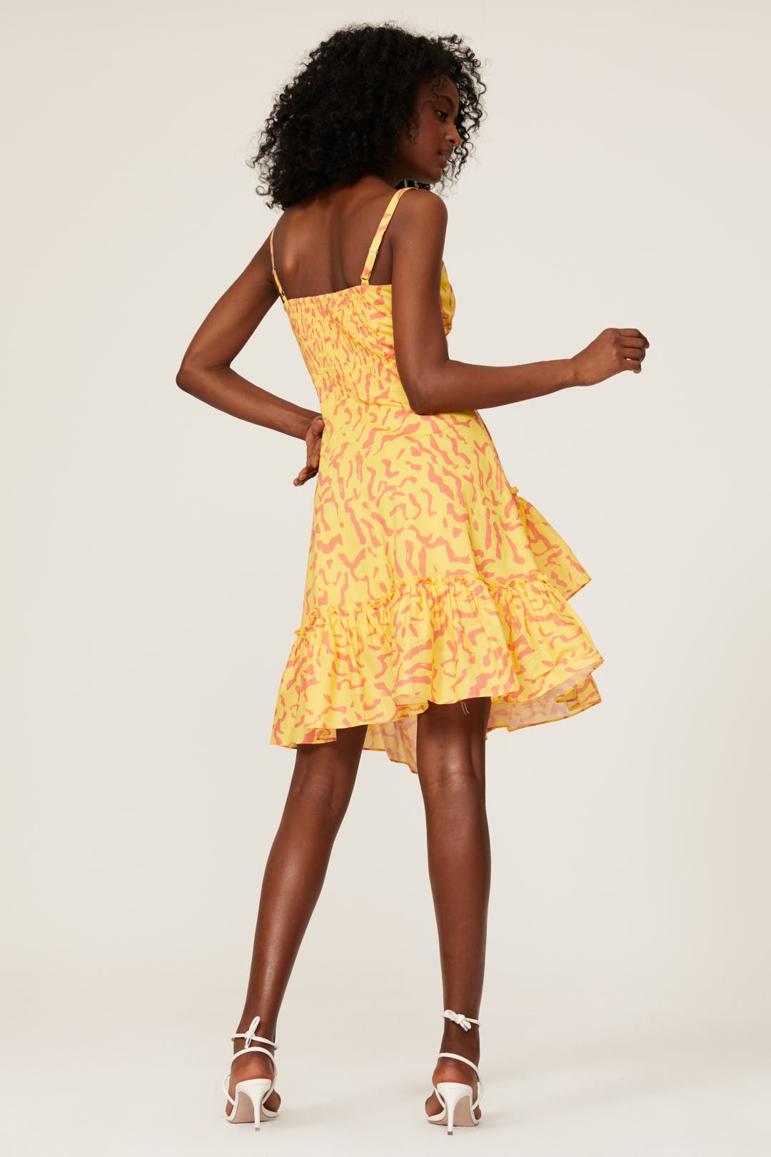 Yellow Scribble Dress by Derek Lam 10 Crosby x RTR | Rent the Runway