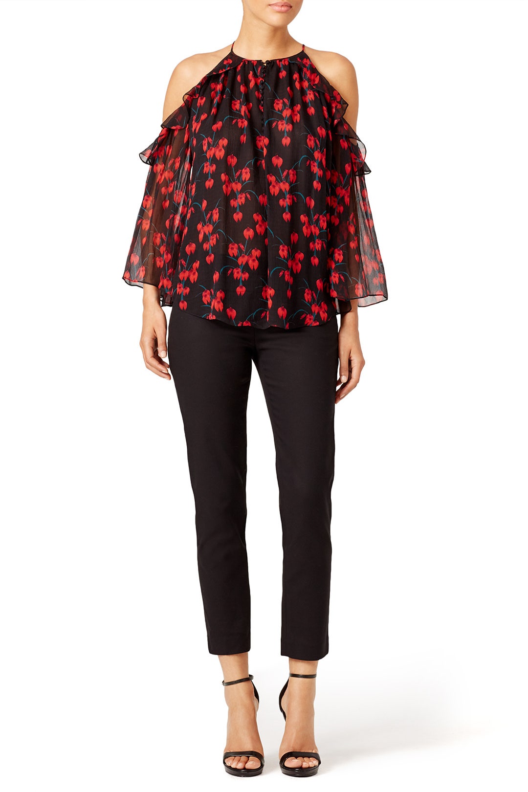 Cold Shoulder Blouse by Rachel Zoe 0
