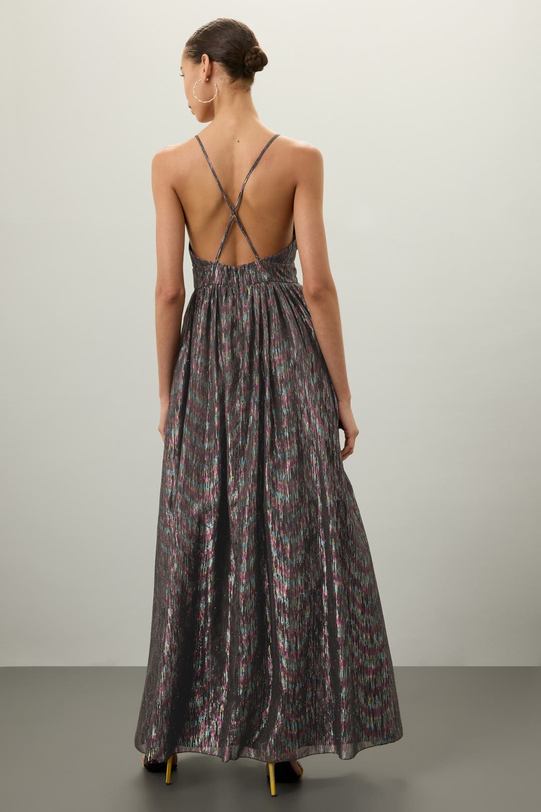 Metallic Organza Gown by Aidan AIDAN MATTOX | Rent the Runway