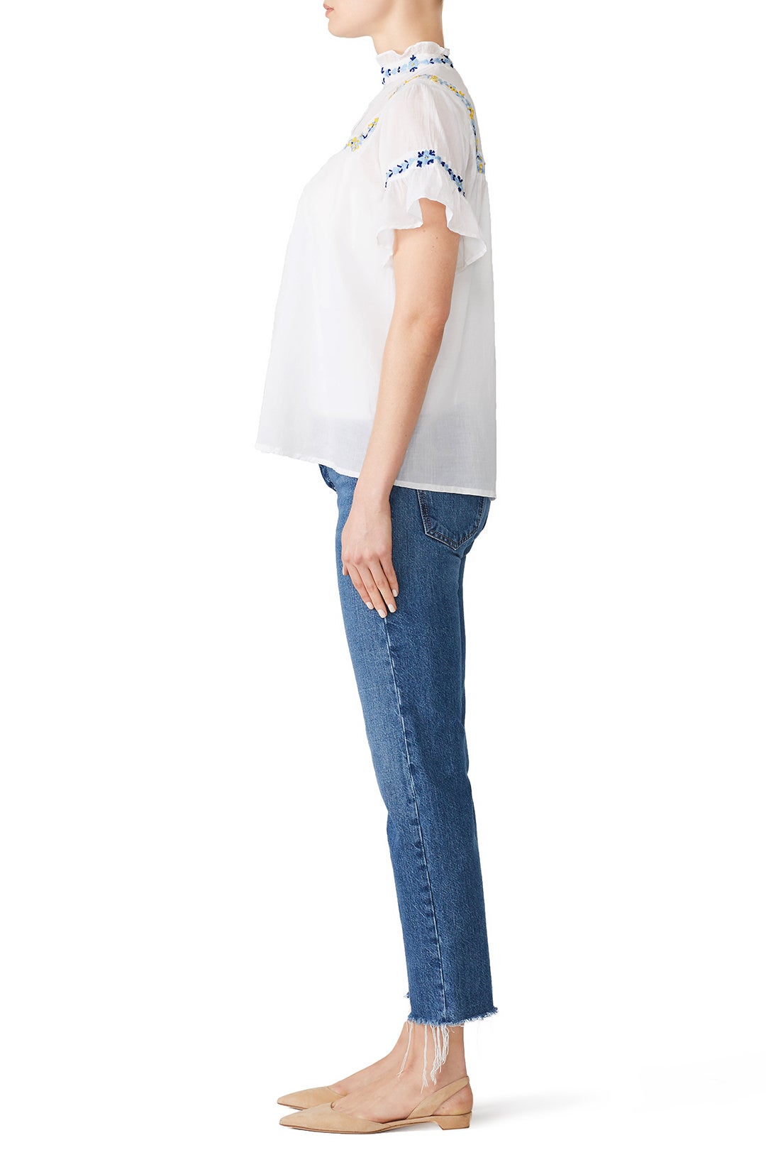 White Klara Top by Banjanan 1
