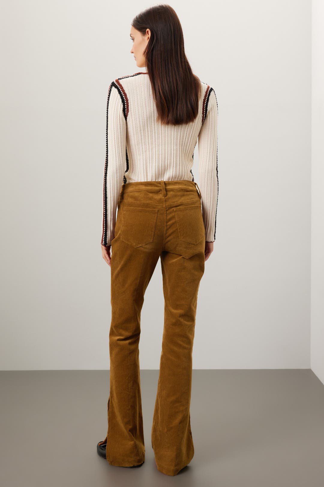 パンツ [OPEN YY] CORDUROY LOOSE BOOTCUT : 2color CORDUROY LOOSE BOOTCUT, NAVY