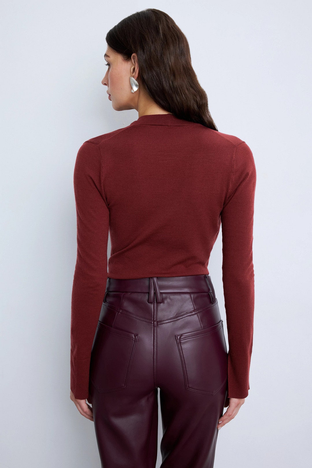 Natia Cowlneck Top by SIMKHAI 2