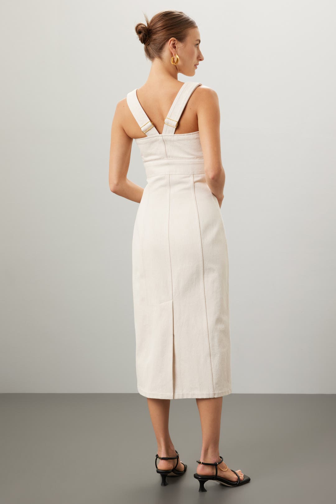 【送料&関税込】Patou Midi Dungarees Dress Dungaree Denim Dress by Patou | Rent the Runway