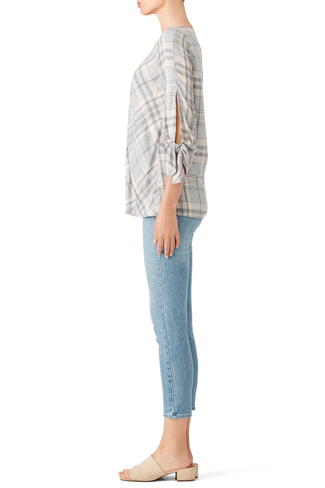 Tie Sleeve Blouse by B Collection by Bobeau 1