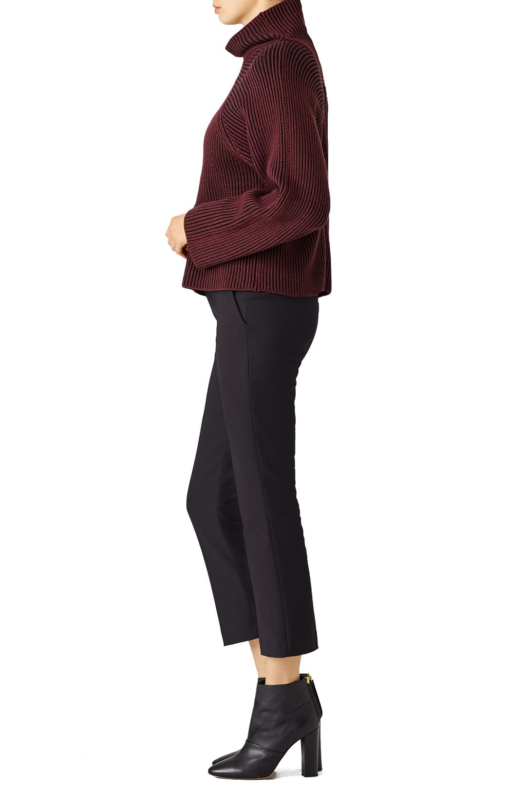 Aubergine Sweater by Tara Jarmon 2