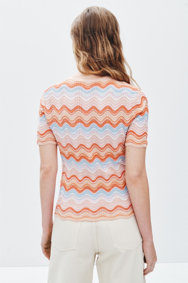 Scallop Wave Top by Milly - Photo 2