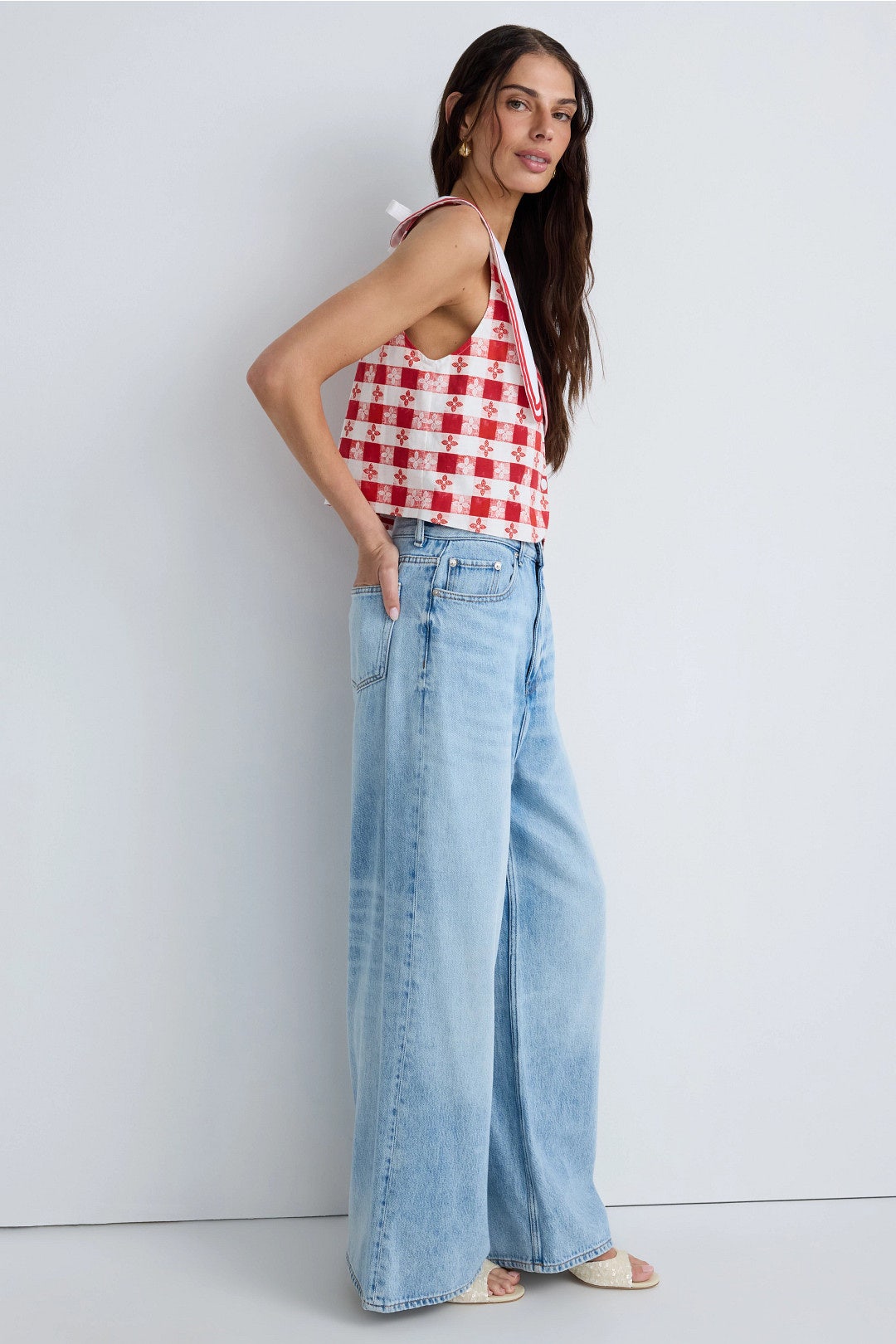 Tablecloth Print Georgia Top by Rachel Antonoff 1