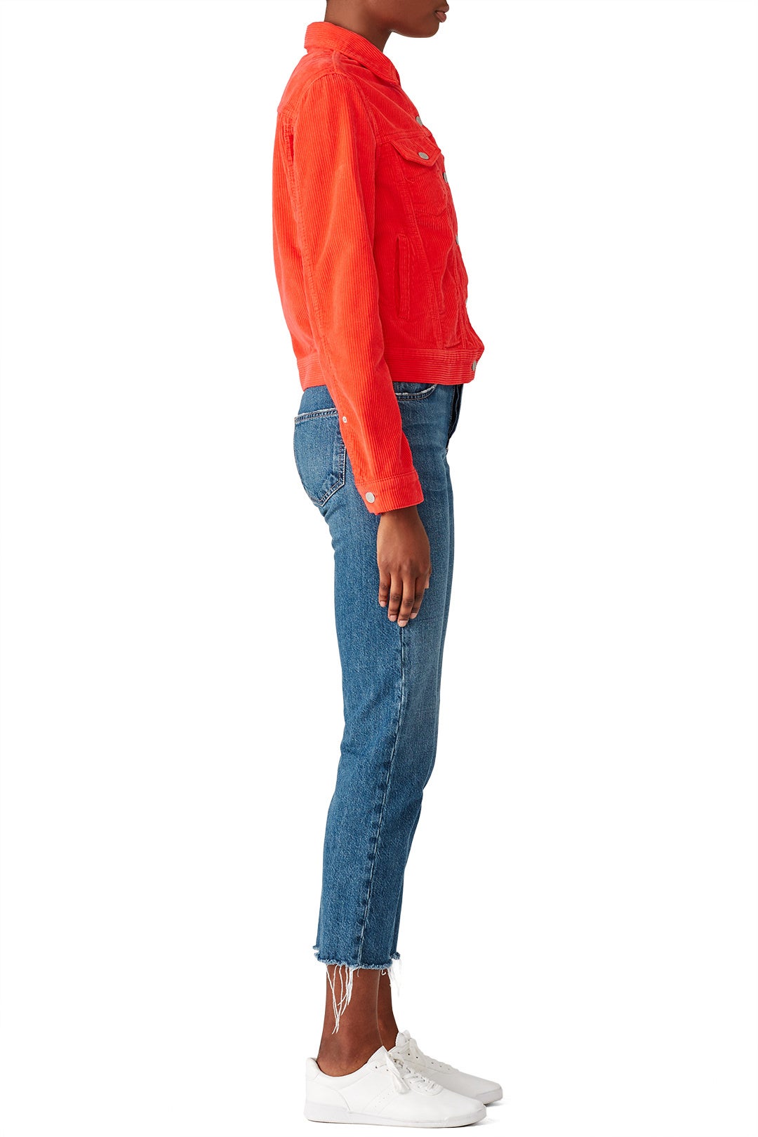 Red Trucker Jacket by The Cords & Co 2