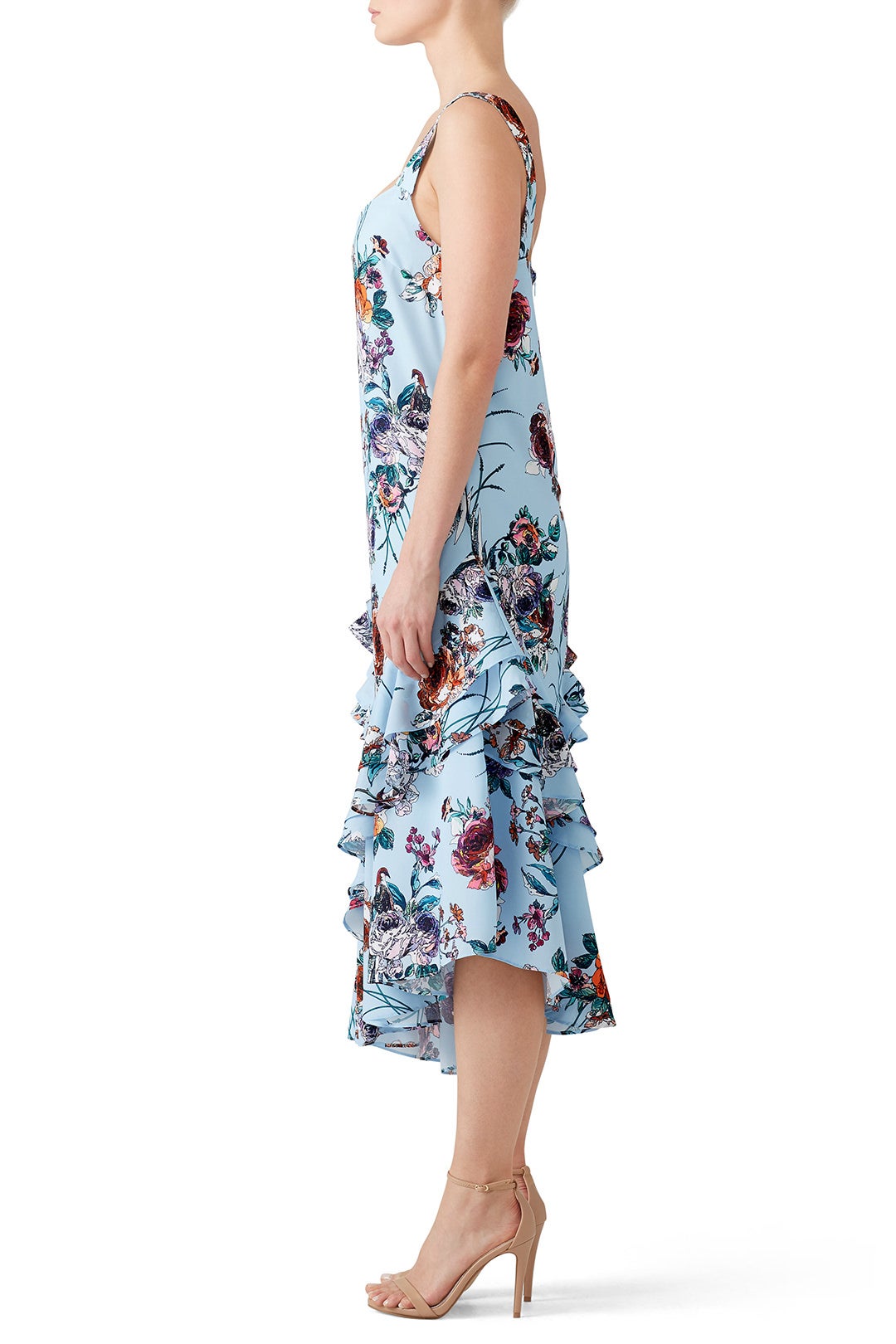 Botanical Asymmetric Dress by Cooper Street 1