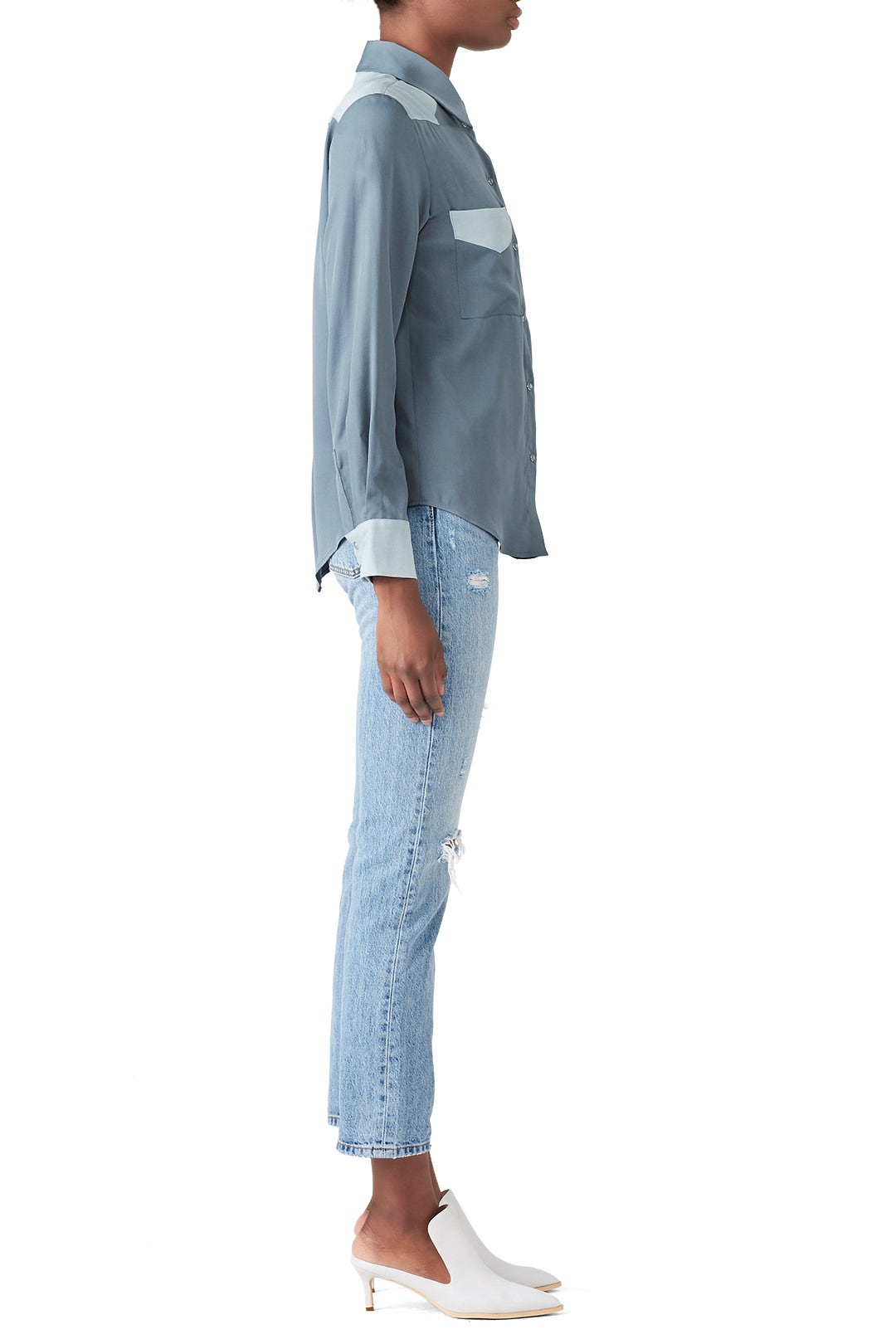 Gade Button Down Top by Sabina Musayev 2