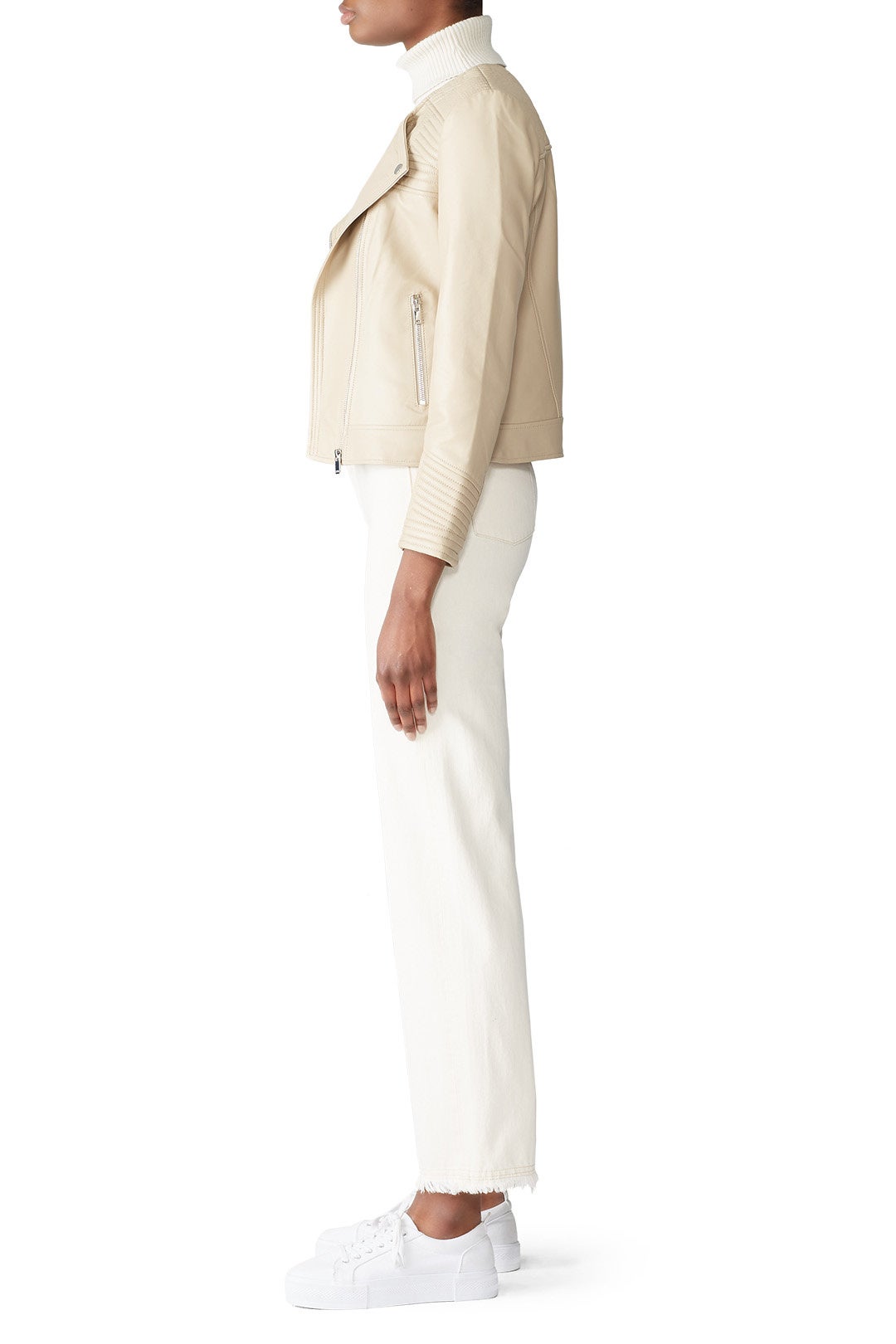 Collarless Moto Jacket by Slate & Willow 2