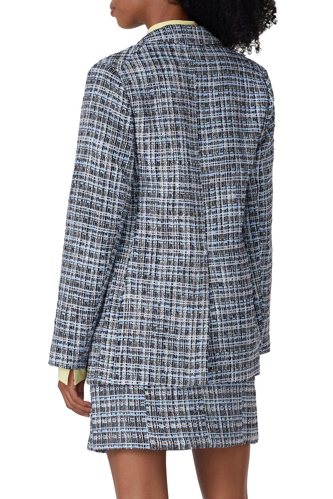 Blue Tweed Blazer by Adam Lippes x RTR 2