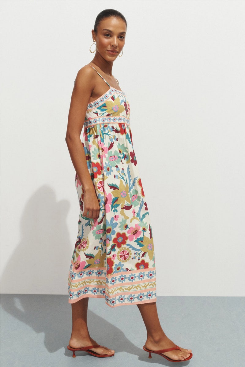 La Charrasca Halter Mini Dress by ALMAIS | Rent the Runway