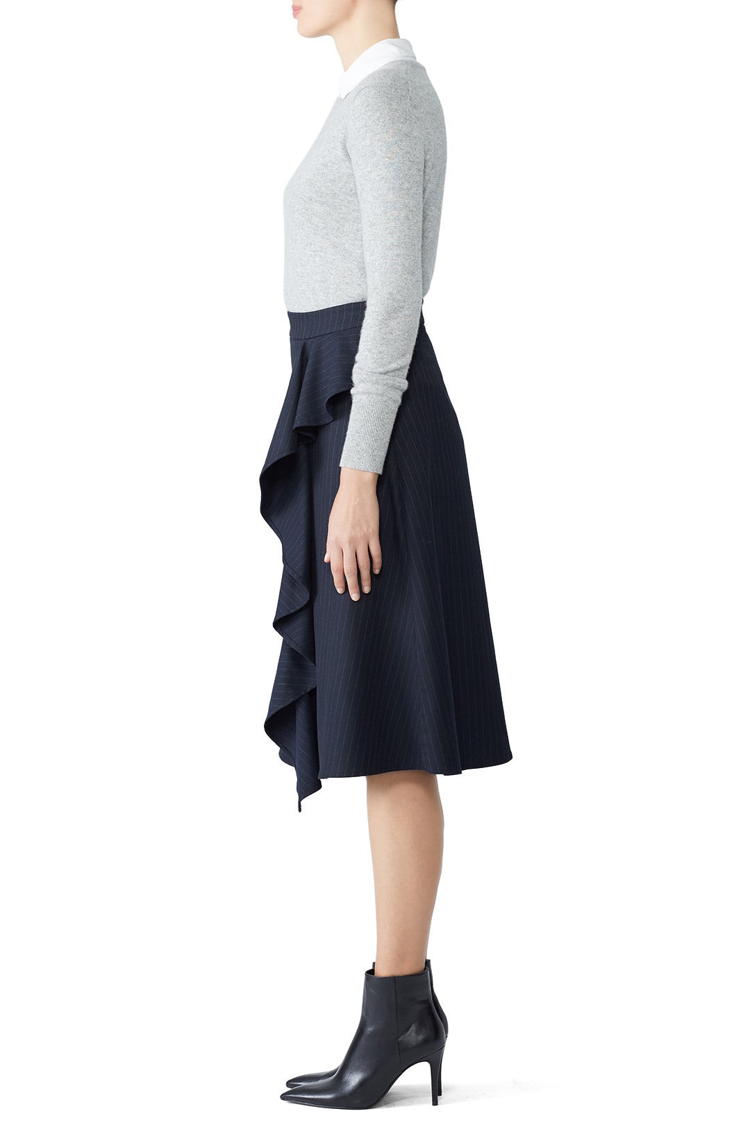Pinstripe Lily Skirt by Just Female 1