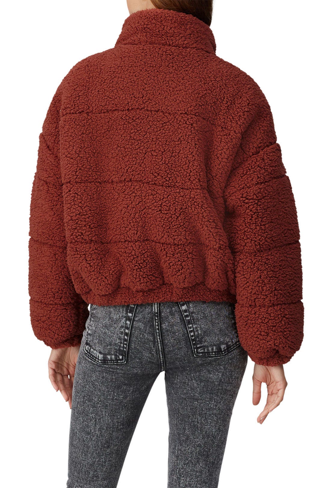 Rust Sherpa Puffer by Louna 1