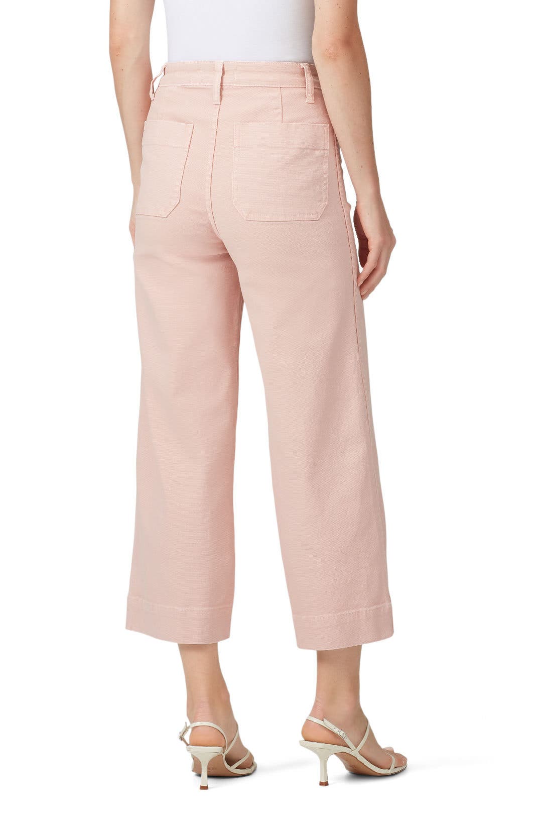 ワイドパンツCEaRETシーレット チノパンツ⭐︎完売品⭐︎新作ピンク Pink Oyster Emmett Wide Leg Crop Pants by Madewell | Rent the Runway