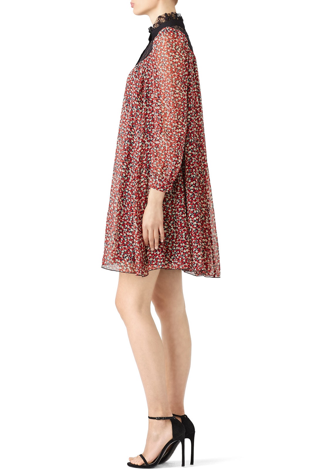 Red Micro Shift Dress by Philosophy di Lorenzo Serafini 1