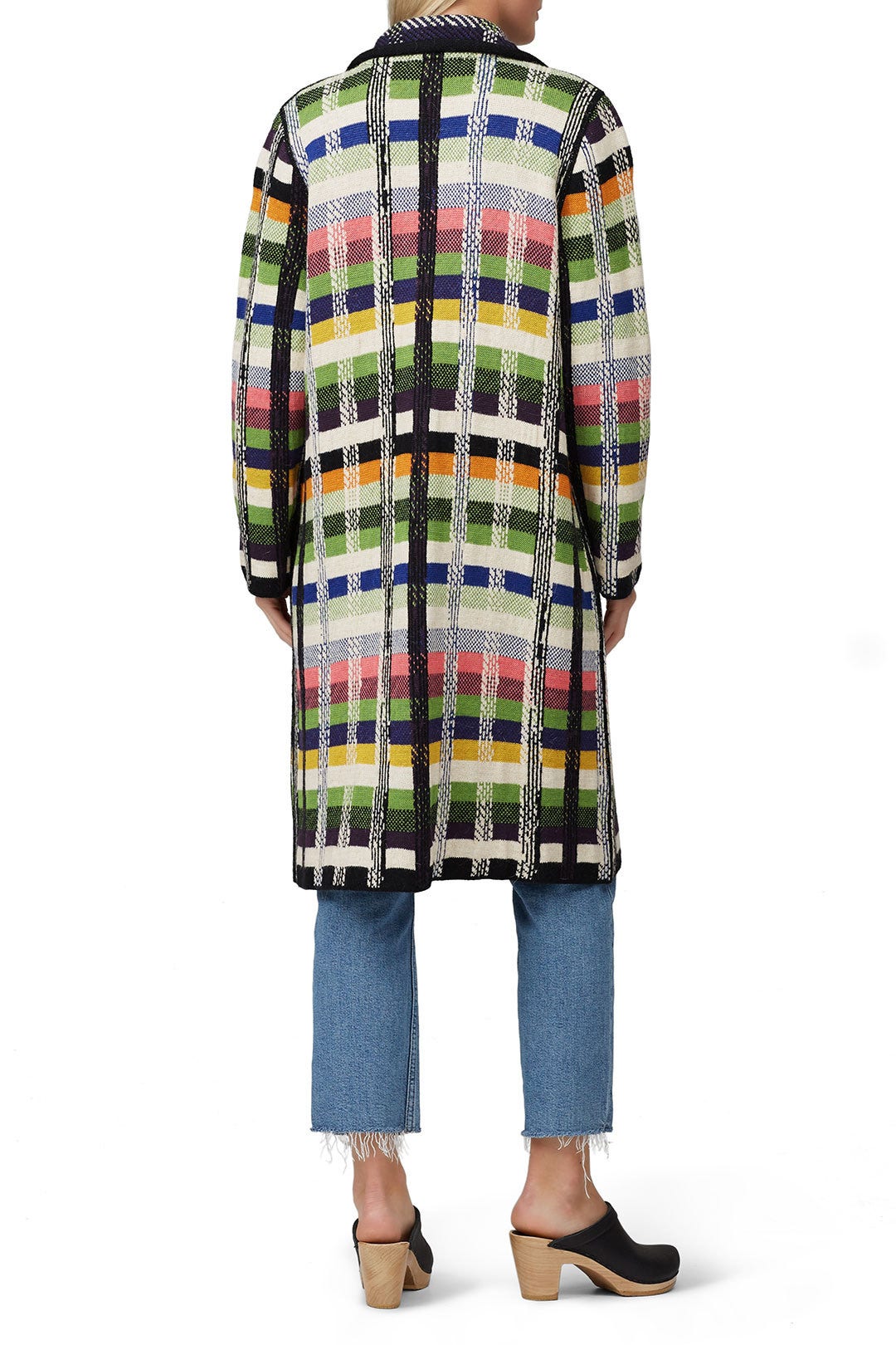 Three Button Plaid Coat by Aldomartins 1