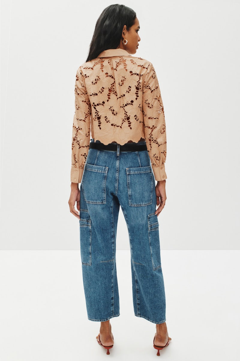 Seychelle Cropped Lace Blouse by L'agence - Photo 2